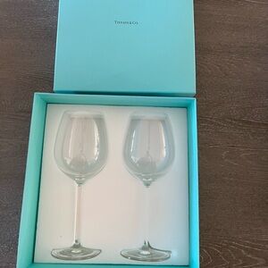 Tiffany & Co Red Wine Glasses